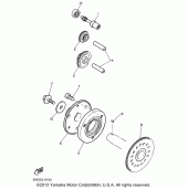 Схема узла: Привод стартера Yamaha YZF600R Thundercat