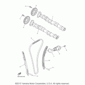 Схема узла: Распредвал и Цепь ГРМ Yamaha FZ6 FZ6R