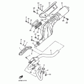 Схема вузла: Вихлопна система Yamaha XTZ660 Tenere