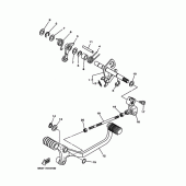 Схема вузла: Вал перемикання Yamaha XVS1100 Drag Star Classic