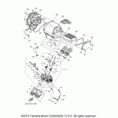 Схема вузла: Впускна система Yamaha YZF-R3