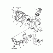 Схема вузла: Впускна система Yamaha TTR110 TT-R110