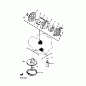 Схема вузла: Масляний насос Yamaha XJ600 Diversion (S-TYPE)