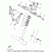 Схема узла: Рулевой механизм Yamaha TW200 TRAILWAY