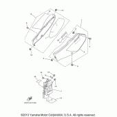 Схема узла: Боковая крышка Yamaha TT-R250 TT-R250