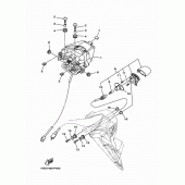 Схема вузла: Задній ліхтар (Стоп-сигнал) Yamaha YZF-R3