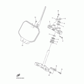 Схема узла: Рулевой механизм Yamaha YZ250 YZ250F