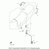 Схема вузла: Сидіння Yamaha YZF600R Thundercat