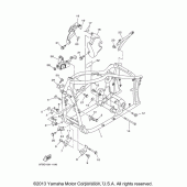 Схема вузла: Рама Yamaha XVS650 V-Star Custom