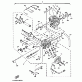 Схема вузла: Карбюратор Yamaha XVS650 Drag Star Classic