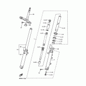 Схема узла: Вилка передней оси Yamaha XJ600 Diversion (S-TYPE)