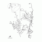 Схема вузла: Бак паливний 2 Yamaha XV1900 Midnight Star