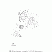 Схема вузла: Привід стартера Yamaha TTR50 TT-R50