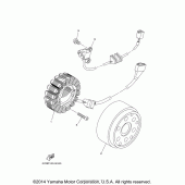 Схема узла: Генератор Yamaha XV1700 Road Star Midnight Silverado
