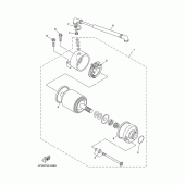 Схема узла: Demarreur electrique Yamaha TT250R TT-R