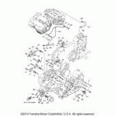 Схема узла: Масляный насос Yamaha XV1900 Raider