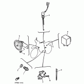 Схема вузла: Електрообладнання 2 Yamaha XT600 XT600