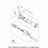 Схема вузла: Електричний стартер Yamaha XT250 XT250