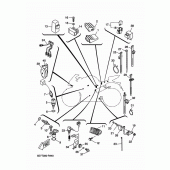 Схема вузла: Електроустаткування 2 Yamaha YZF-R125