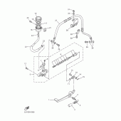 Схема вузла: Головний циліндр Yamaha YZF-R1 R1