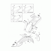Схема узла: Крыло Yamaha YZ125