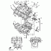 Схема узла: Картер двигателя Yamaha FZ400