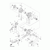 Схема вузла: Водяний насос Yamaha YZF-R1 R1 RaceBase