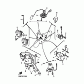 Схема узла: Электрооборудование 1 Yamaha XJR1300