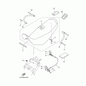 Схема вузла: Сидіння Yamaha XT660 XT660X