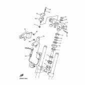 Схема вузла: Рульовий механізм Yamaha XJR1300