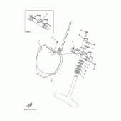 Схема узла: Рулевой механизм Yamaha YZ125