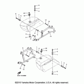 Схема узла: Saddlebag Mounting Yamaha XVS1300 V-Star Deluxe