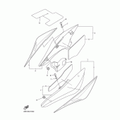 Схема узла: Боковая крышка Yamaha FZ6 FZ6 FAZER S2 (ABS)