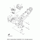 Схема узла: Рама Yamaha FZ6 FZ6R