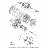 Схема вузла: Зчеплення Yamaha YZF600R Thundercat
