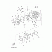 Схема вузла: Циліндр Yamaha YP400
