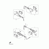 Схема узла: Поворотники Yamaha XJR1300