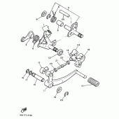 Схема узла: Schaltwelle.pedal Yamaha XJ900 Diversion