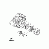 Схема вузла: Привід стартера Yamaha TTR125 TT-R125