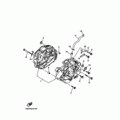 Схема вузла: Картер двигуна Yamaha TTR230 TT-R230
