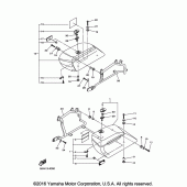 Схема вузла: Saddlebag Yamaha XVS950 V-Star Tourer
