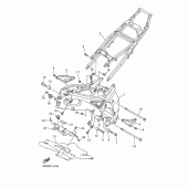 Схема вузла: Рама Yamaha YZF-R6/YZF600 R6