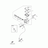 Схема узла: Передний тормозной цилиндр Yamaha XVS400 Drag Star Classic