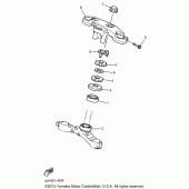 Схема вузла: Рульовий механізм Yamaha YZF600R Thundercat