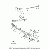 Схема вузла: Підножки і Підставка Yamaha TTR110 TT-R110