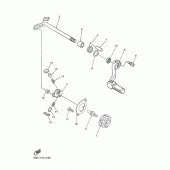 Схема вузла: Вал перемикання Yamaha YZ450F YZ450F