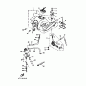 Схема узла: Топливный бак Yamaha TW200