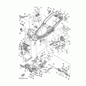 Схема узла: Рама Yamaha YP400 Majesty