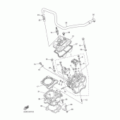 Схема узла: Цилиндр Yamaha WR250 WR250F