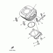 Схема вузла: Циліндр Yamaha XT125